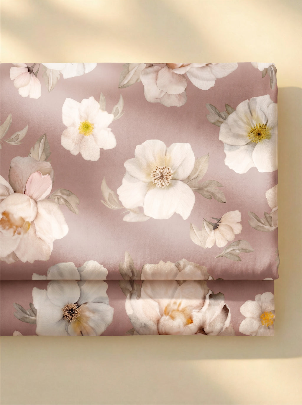 Completo Lenzuola Matrimoniale FILORO "Peonia" — 100% Cotone, Set 6 pezzi, Angoli 30 cm