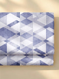 Completo Lenzuola Matrimoniale FILORO "Rombo" — 100% Cotone, Set 6 pezzi, Angoli 30 cm