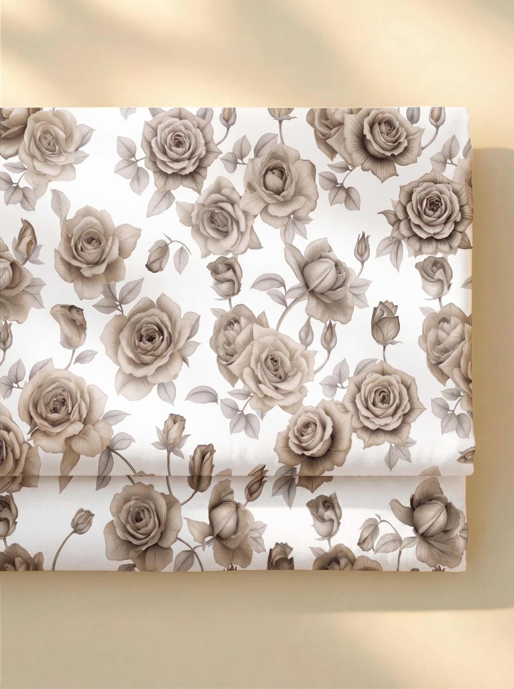 Completo Lenzuola Matrimoniale FILORO "Fiorenza" — 100% Cotone, Set 6 pezzi, Angoli 30 cm
